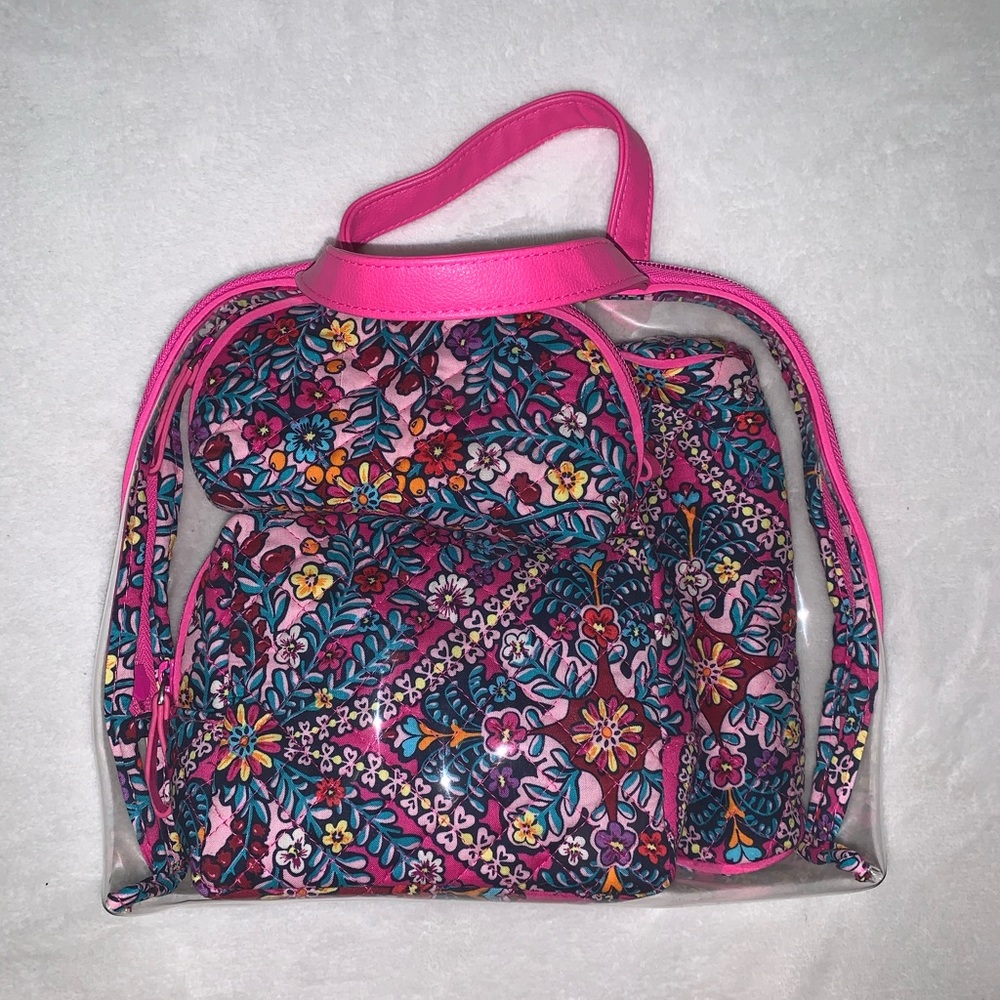 Vera Bradley 4-Piece Cosmetic Bag Set
